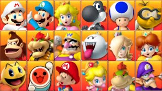 Mario Kart Arcade GP DX 118 Arcade All Playable Characters [upl. by Adirahs]