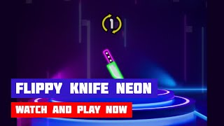 Flippy Knife Neon · Game · Gameplay [upl. by Oettam]