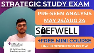 CIMA SCS May24 Preseen Analysis Part 1  Saefwell [upl. by Warfold]