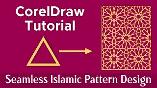 Geometric Pattern Design in CorelDraw From a Simple Triangle Shape [upl. by Memberg]