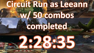 Freekstyle Circuit RunLeeann 22835 with 50 combos completed [upl. by Annabal]