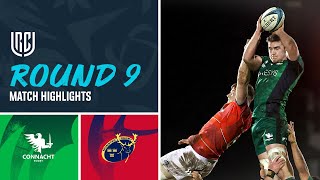 Connacht v Munster  Match Highlights  Round 9  United Rugby Championship [upl. by Ronalda]