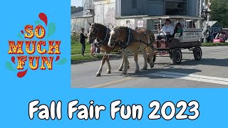 Thorndale Ontario Fall Fair Fun 2023 [upl. by Susejedairam]