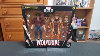 Marvel Legends Unboxings Wolverine amp Sabretooth 2Pack [upl. by Joice127]