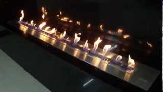 BX180 XL ethanol burner AFIRE the longest bioethanol insert of the worldto install your hearth [upl. by Cassie]