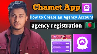 Chamet app Agency registration  How to Create an Agency Account  Chamet Live app [upl. by Fancy]