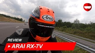 Arai RX7V FullFace Helmet Road Test  ChampionHelmetscom [upl. by Artkele881]