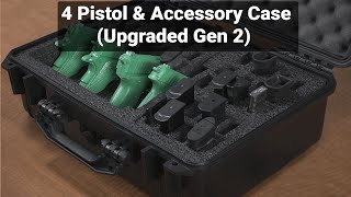 Case Club 4 Pistol amp Accessory Case Upgraded Gen 2  Overview [upl. by Zemaj]