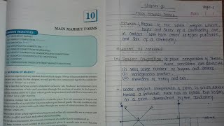 Microeconomics Class 11 Chapter 10 Main Market Formsnotes in discription [upl. by Susi]