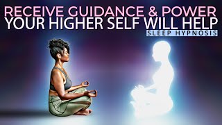 Sleep Hypnosis Connect with Your Higher Self for Enlightenment amp Personal Growth [upl. by Benildas]