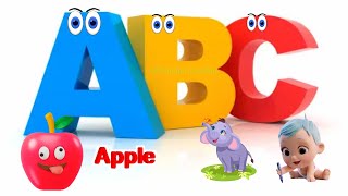 ABC Phonics Song  ABC Song  Kiddos Study Zone  Tiny Tots  Toddler Learning abcdrhymesforkids [upl. by Bobette]