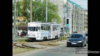 Liepaja tram Tatra KT4D [upl. by Ibbob]