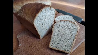 ПШЕНИЧНОРЖАНОЙ ХЛЕБ на дрожжахWheatrye breadTritikasekala panoWeizenRoggenbrot [upl. by Akerdnahs976]