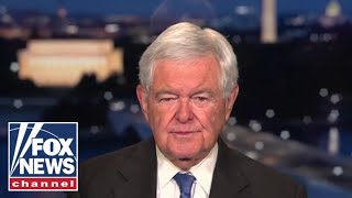 Newt Gingrich dismisses Kamala Harris Trump attacks as acts of desperation [upl. by Gnas]