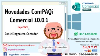 ContPAQi Comercial 1001 Novedades contpaqi comercial [upl. by Idnor]