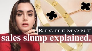 What is HAPPENING to Cartier and Van Cleef amp Arpels Richemont Profit Slump Explained⬇️ [upl. by Lasser653]