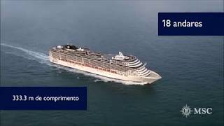 MSC Preziosa – Visita ao navio [upl. by Ahsiemac]