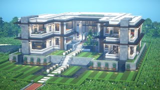 Minecraft Modern Mansion Tutorial  Interior  Architecture Build 14 [upl. by Susanna]