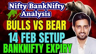 Nifty Prediction and Bank Nifty Analysis for Wednesday  14 Feb 2023  Bank NIFTY Tomorrow [upl. by Sakhuja]