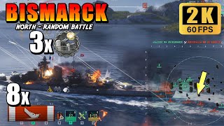 Battleship Bismarck  rapid Blitzkrieg battle [upl. by Gabler]