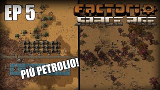 🔴 Factorio Space Age  Robot PRONTI e Nuovo Avamposto per PETROLIO  5 [upl. by Akirahs]