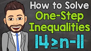 How to Solve OneStep Inequalities  Math with Mr J [upl. by Ramberg]