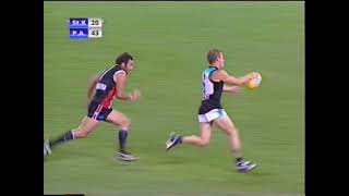 Peter Burgoyne and Jarrad Schofield Classic Goals Port Adelaide [upl. by Yenhpad]