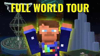 3000 Hours Minecraft 121 FULL SURVIVAL WORLD TOUR [upl. by Atinuj]