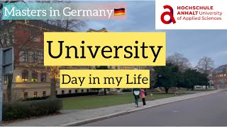 German🇩🇪 university ലെ എന്റെ ഒരു ദിവസം  Day in my life Anhalt university of applied sciences🇩🇪 [upl. by Aztiraj167]