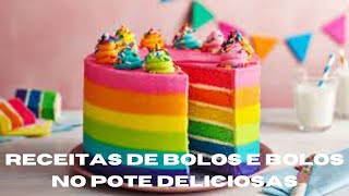 Aprenda Como Fazer Receitas De Bolos No Pote  Bolos Com Recheios [upl. by Htebasile]