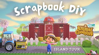 This ACNH Island Tour is a Crafter’s Dream Scrapbook  Animal Crossing New Horizons Gameplay [upl. by Haman]