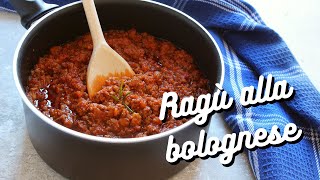 RAGU ALLA BOLOGNESE  La RICETTA ORIGINALE della mia nonna bolognese per un ragù perfetto [upl. by Anitsud]