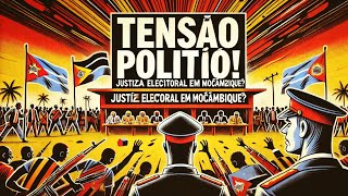 Tensão Política Simpatizantes da FRELIMO Removem Bandeira da MDM Sob Olhar da Polícia [upl. by Grayson]