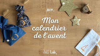 TUTO COUTURE Mon calendrier de lavent [upl. by Anauj]