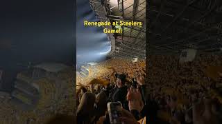 4th Quarter Renegade is the best at every Steelers Game renegade steelers nfl [upl. by Gerlac]