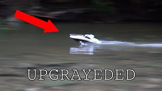 Cheap Walmart RC boat mods [upl. by Bobinette388]