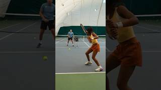 How your onehanded backhand can boost your twohanded backhand 🔄 tennis backhand tenniscoach [upl. by Pattison]