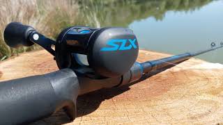 SHIMANO SLX COMBOREVIEWON THE WATER FIELD TESTCASTING INTO WIND [upl. by Llewol]