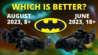 Comparing the LEGO Batman 2023 Batmobiles Which is Better [upl. by Isyed]