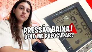 Minha pressão está muito baixa na gravidez  Estou preocupada [upl. by Lhamaj]