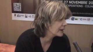 Fred Vargas  interview exclusive au salon du livre de Colmar [upl. by Ettinger]