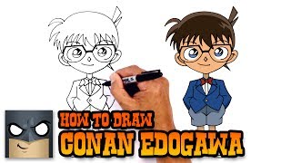 How to Draw Conan Edogawa  Case Closed [upl. by Lurline103]