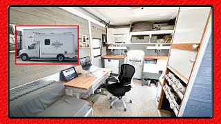 Box Truck Conversion  Uhaul to Tiny Home Tour [upl. by Arbua]