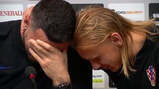 Croatia goalkeeper  Danijel Subasic  breaks down in tears during media conference [upl. by Fidelas]