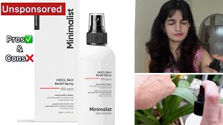 Minimalist hocl spray review  Minimalist hypochlorous acid spray  hypochlorous acid [upl. by Sklar]