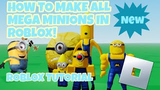 How to MAKE ALL Mega Minions in ROBLOX 🍌 roblox avatar ugc minions despicableme4 [upl. by Akinnor192]