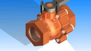 Ball Valve Animation [upl. by Haropizt]