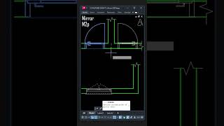 From m2p mid between two points  AutoCAD Tutorial architecture architect design [upl. by Jewett]