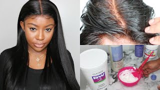 How To Bleach Knots on 360 Lace Wig  NO OVER BLEACHING  Gossip Hair [upl. by Debo236]