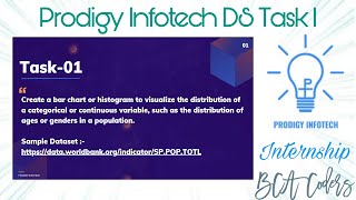 Data Science Task 1  Prodigy Infotech Internship [upl. by Meletius]